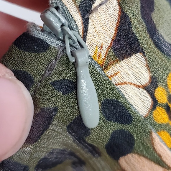 Never Fully Dressed Womens Y2K Long Sleeve Floral Boho Maxi Dress Size 4 Sheer - Picture 12 of 14